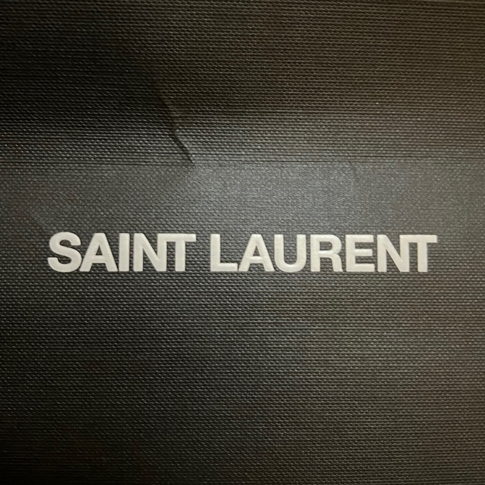 Saint Laurent Scarf Blk/White Polkadot